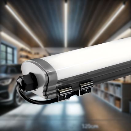 LED Світильник для підсвітки стільниці LED/60W/230V 6000K 120 см IP65 чорний