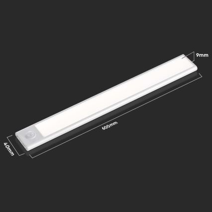 LED Світильник для підсвітки стільниці з датчиком LED/2,5W/5V 4000K 3000 mAh