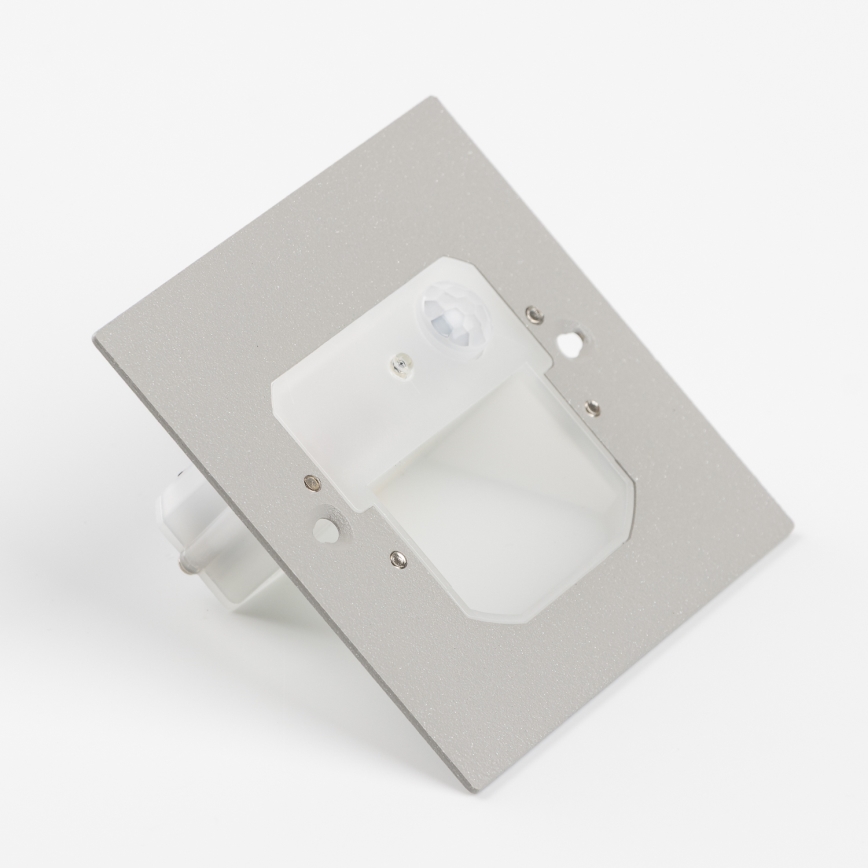 LED-світильник для сходів з датчиком руху та датчиком сутінків LED/1,5W/230V 3000/4000/6500K чорний