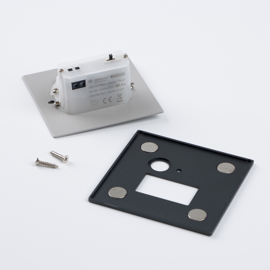 LED сходовий світильник з датчиком руху та датчиком сутінок LED/1,5W/230V 3000/4000/6500K антрацит