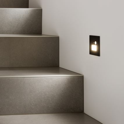 LED світильник для сходів з датчиком руху LED/1,5W/230V 3000K/4000K/6500K