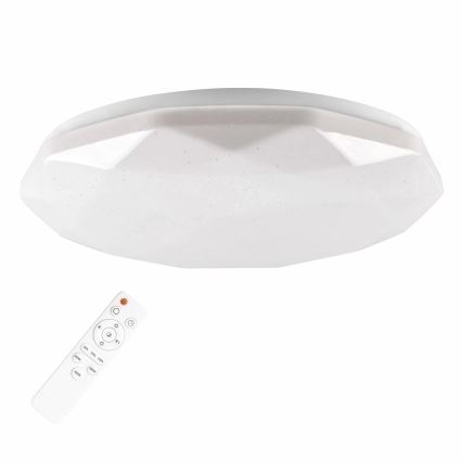 LED світильник для ванної з регулюванням яскравості GALAXY LED/48W/230V діаметр 38 см 3000-6000K IP44 + пульт дистанційного керування