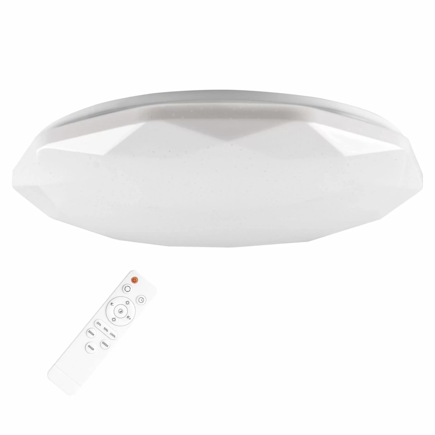 LED світильник для ванної з регулюванням яскравості GALAXY LED/72W/230V діаметр 49 cm 3000-6000K IP44 + пульт дистанційного керування