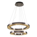 LED світильник на шнурі JESI LED/140W/230V 3000K 100 см срібний