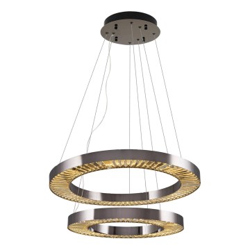 LED світильник на шнурі JESI LED/140W/230V 3000K 100 см срібний