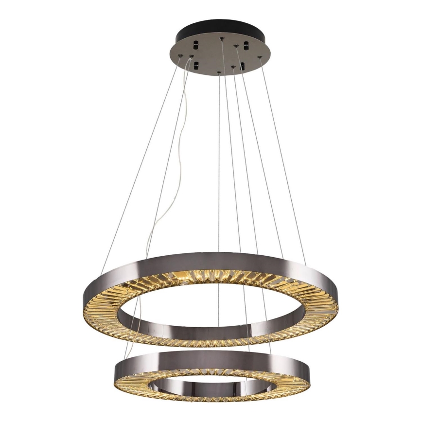 LED світильник на шнурі JESI LED/140W/230V 3000K 100 см срібний