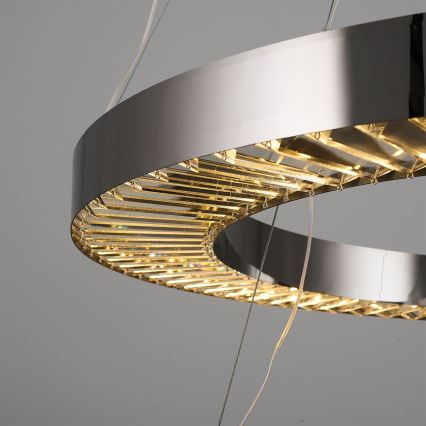 LED світильник на шнурі JESI LED/140W/230V 3000K 100 см срібний