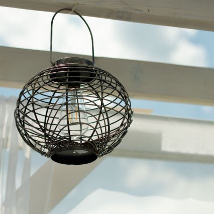 LED світильник на сонячній батареї LUISA 1xE27/1.2V IP44