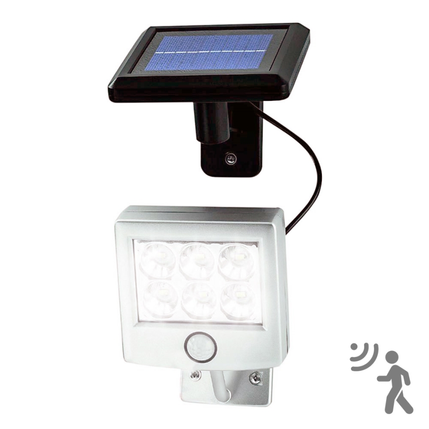 LED Світильник на сонячній батареї з датчиком LED/3xAA IP44