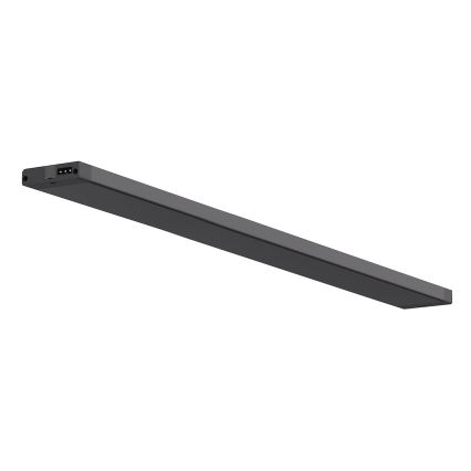 LED світильник під шафу LED/18W/230V 2700/3000/4000/5000/5700K 60 см чорний