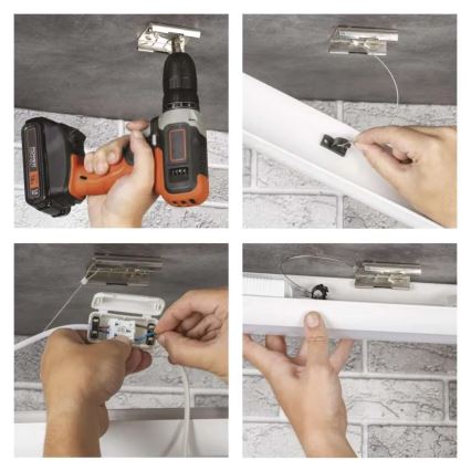 LED світильник під шафу LED/60W/230V 4000K 150 cm