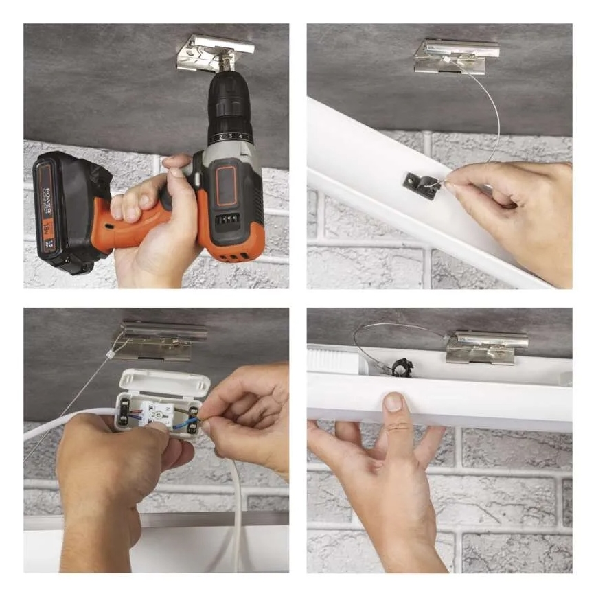 LED світильник під шафу LED/60W/230V 4000K 150 cm