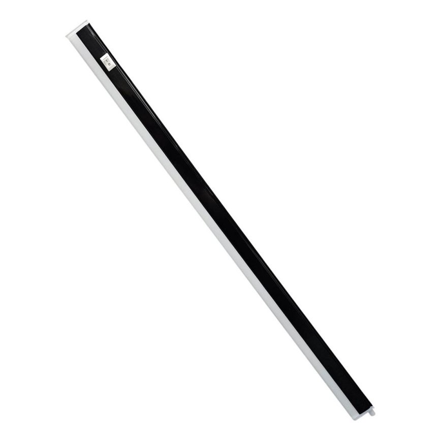 LED світильник під шафу TUBE LED/9W/230V 60 см чорний
