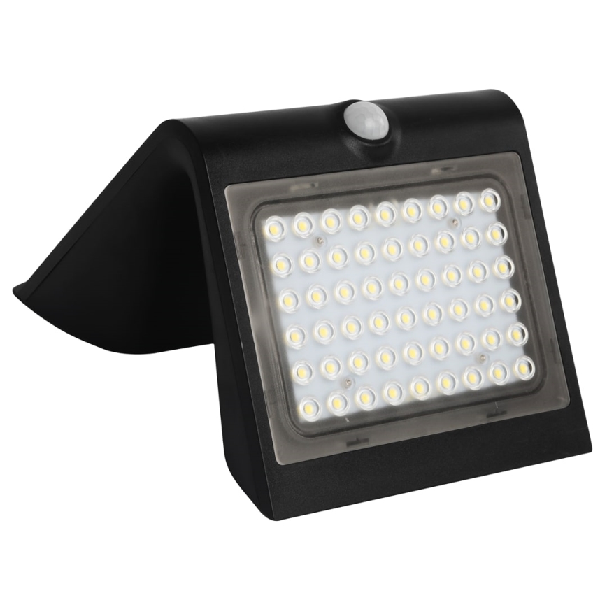 LED Світильник з датчиком руху та датчиком освітленості на сонячній батареї LED/3,2W/2000 mAh 3,7V IP65