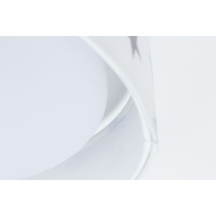 Стельовий LED світильник з регулюванням яскравості SMART GALAXY KIDS LED/24W/230V 3000-6500K зірочки білий/сірий/блакитний + дистанційне керування