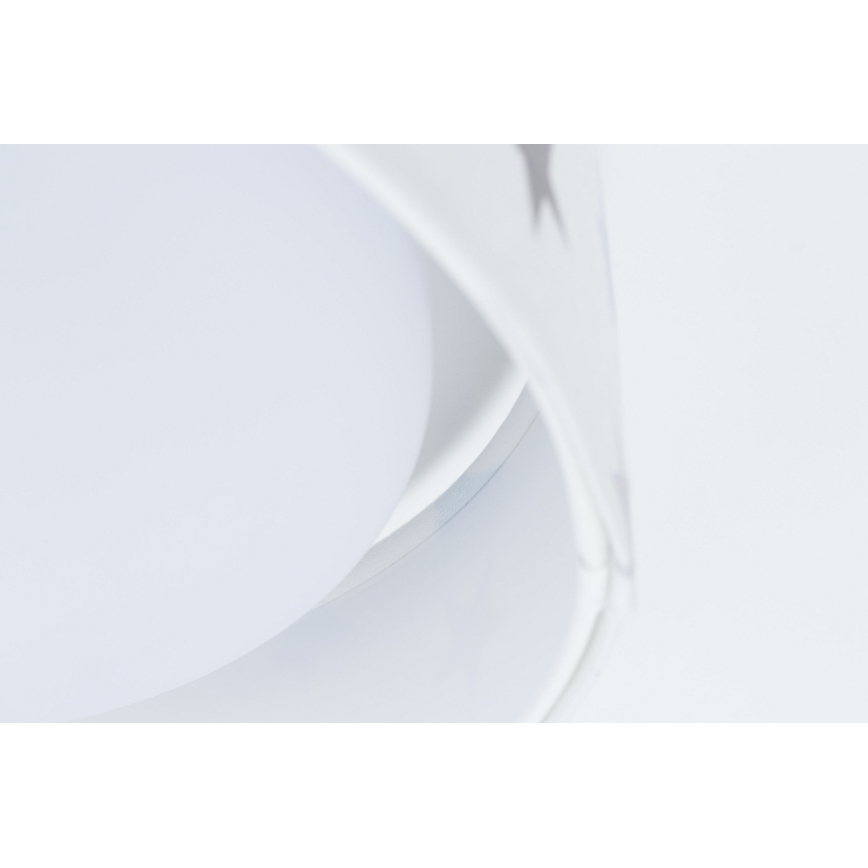 Стельовий LED світильник з регулюванням яскравості SMART GALAXY KIDS LED/24W/230V 3000-6500K зірочки білий/сірий/блакитний + дистанційне керування