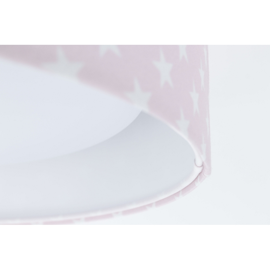 Стельовий LED світильник з регулюванням яскравості SMART GALAXY KIDS LED/24W/230V 3000-6500K зірочки рожевий/білий + дистанційне керування