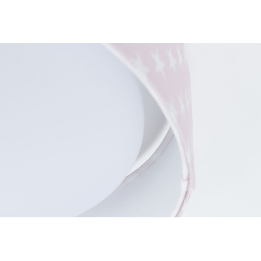 Стельовий LED світильник з регулюванням яскравості SMART GALAXY KIDS LED/24W/230V 3000-6500K зірочки рожевий/білий + дистанційне керування