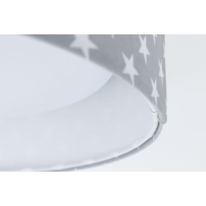 LED стельовий світильник з регулюванням яскравості SMART GALAXY KIDS LED/24W/230V 3000-6500K зірочки сірий/білий + дистанційне керування