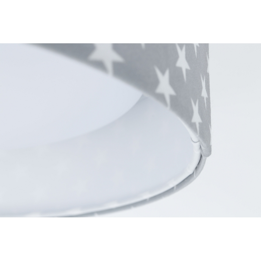 LED стельовий світильник з регулюванням яскравості SMART GALAXY KIDS LED/24W/230V 3000-6500K зірочки сірий/білий + дистанційне керування