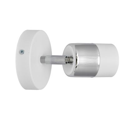 LED Світлодіодний настінний точковий світильник TUBSSON 1xGU10/4,8W/230V білий/глянцевий хром