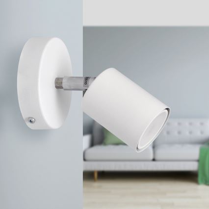 LED Світлодіодний настінний точковий світильник TUNE 1xGU10/4,8W/230V білий