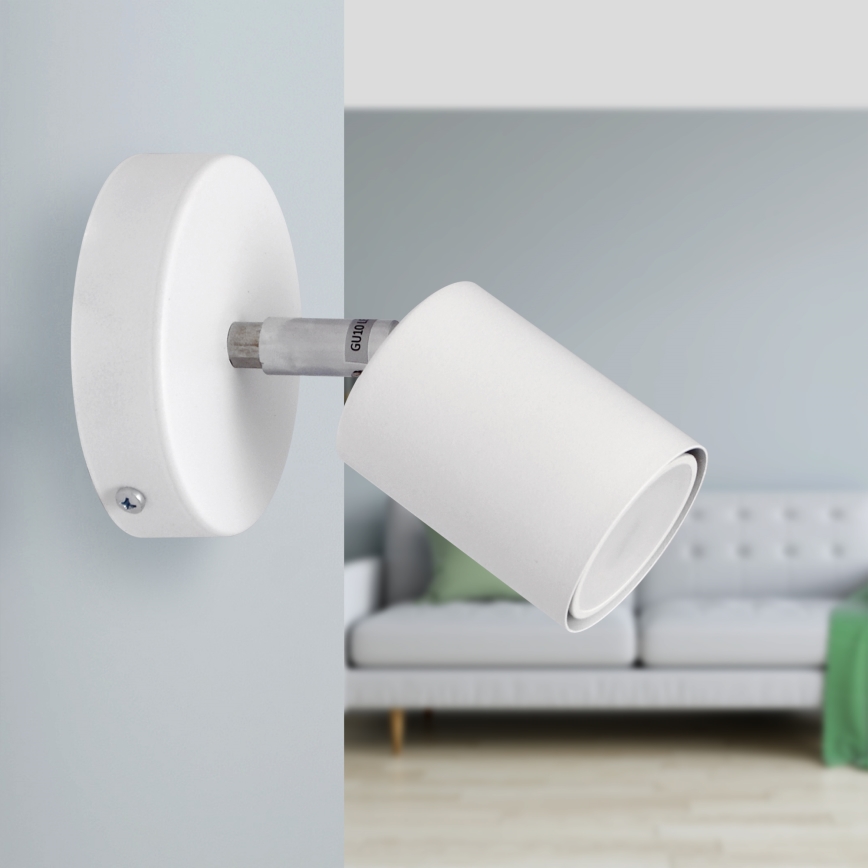 LED Світлодіодний настінний точковий світильник TUNE 1xGU10/4,8W/230V білий