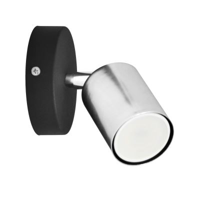 LED Світлодіодний настінний точковий світильник TUNE 1xGU10/4,8W/230V матовий хром/чорний