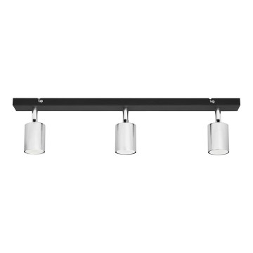 LED Світлодіодний точковий світильник TUNE 3xGU10/4,8W/230V матовий хром/чорний