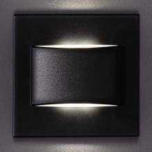 LED Світильник для підсвітки сходів ERINUS LED/1,5W/12V 3000K чорний