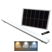 LED сонячний технічний світильник з регулюванням яскравості з датчиком LED/25W/230V 3000K/4000K/6400K IP65 + пульт дистанційного керування