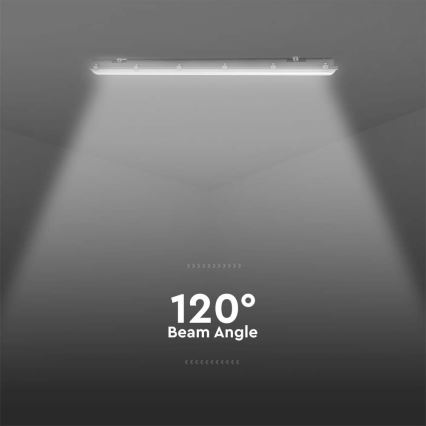 Технический LED-светильник с датчиком движения и датчиком сумерек LED/48W/230V IP65 6500K 150 см