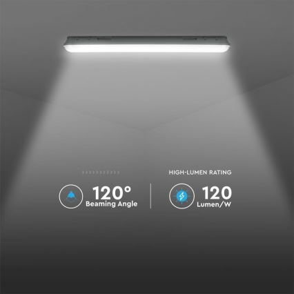 LED технический светильник — замена люминесцентного, с чипом SAMSUNG, 18 Вт, 230 В, 6500 К, IP65, 60 см