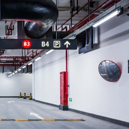 Технический LED-светильник с датчиком движения и датчиком сумерек LED/48W/230V IP65 6500K 150 см