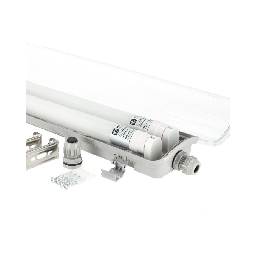 LED технический светильник T8 2xG13/18W/230V 6500K IP65 127 cm