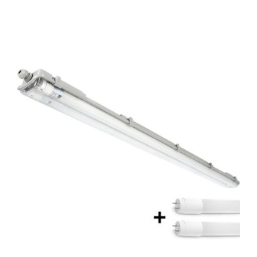 LED технический светильник T8, 2×G13, 18 Вт, 230 В, 5000 К, IP65, 127 см