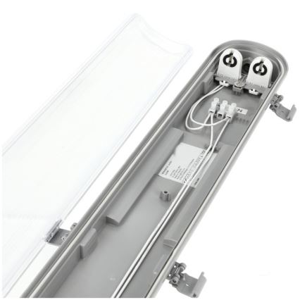 LED технический светильник T8, 2×G13, 18 Вт, 230 В, 5000 К, IP65, 127 см