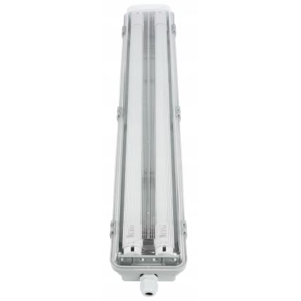 LED технічний лінійний світильник T8 2xG13/10W/230V 6000K 60 см IP65 білий