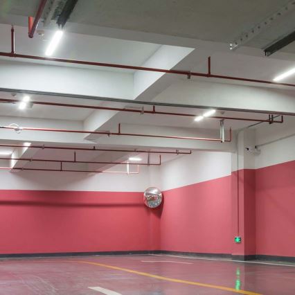 LED технічний лінійний світильник з датчиком руху та датчиком сутінків LED/48W/230V IP65 6500K 150 см