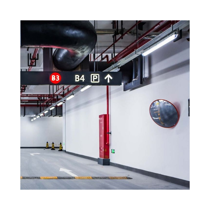 LED технічний лінійний світильник з аварійним модулем LED/48W/230V 6500K IP65 2200 mAh 150 cm