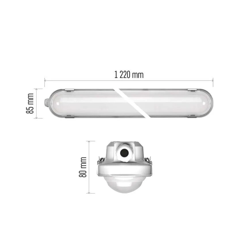 LED Технічний світильник з регулюванням яскравості MISTY LED/21/26/31/35W/230V 6500K IP66