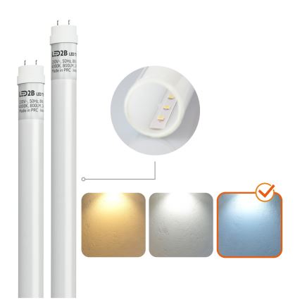 LED Технічна люмінесцентна лампа T8 2xG13/18W/230V 6500K IP65