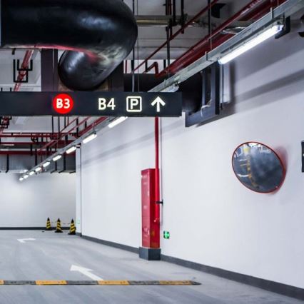 LED технічний лінійний світильник з аварійним модулем LED/48W/230V 6500K IP65 2200 mAh 150 cm