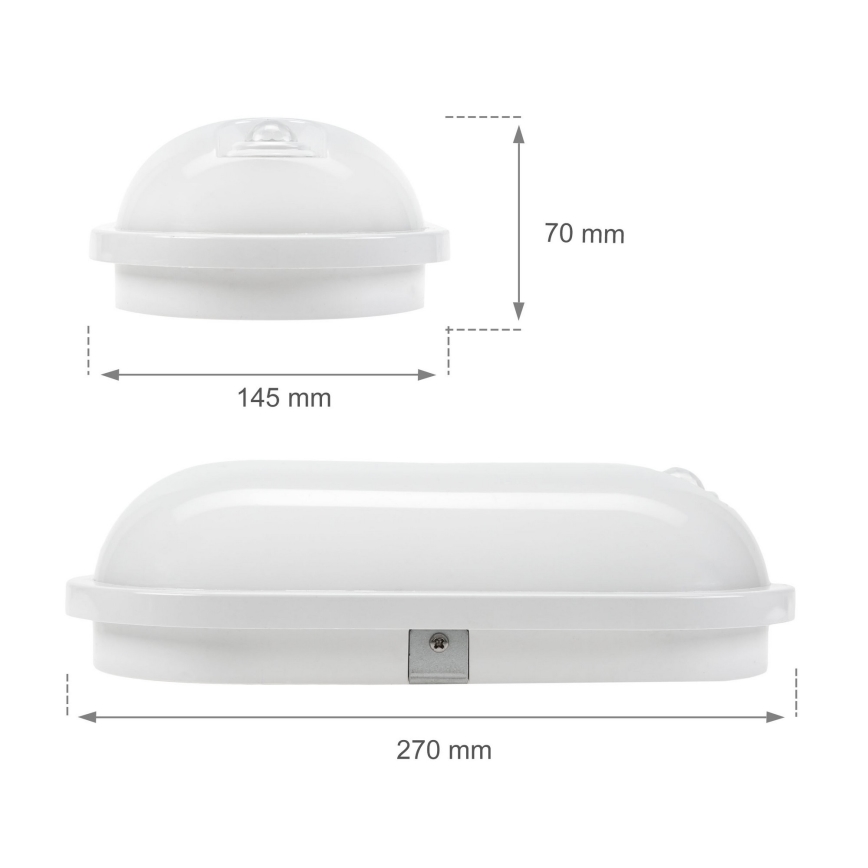 LED Технічний світильник з PIR датчиком LED/20W/230V IP54