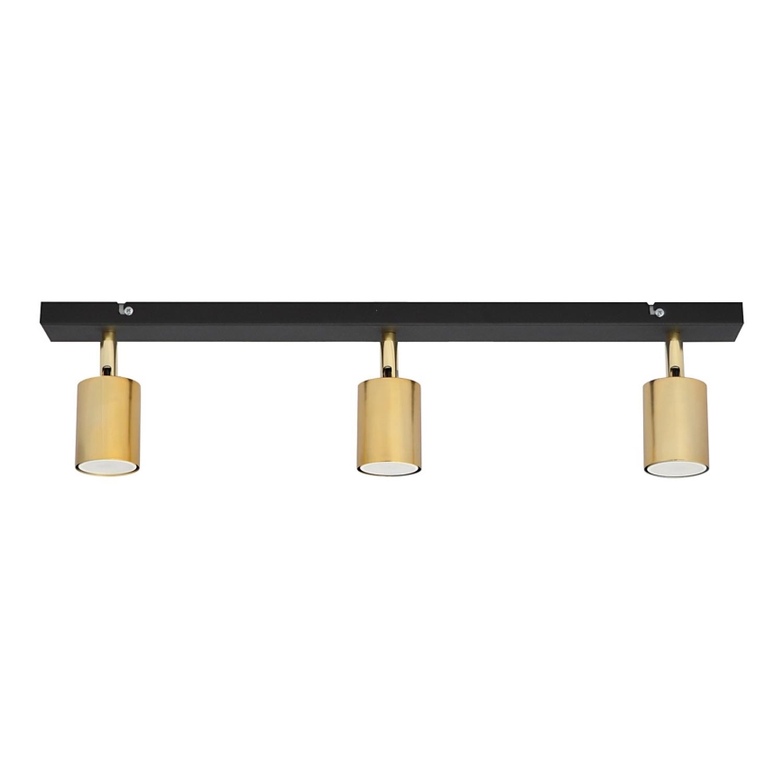 LED Точечный светильник TUNE 3xGU10/4,8W/230V золотой/черный