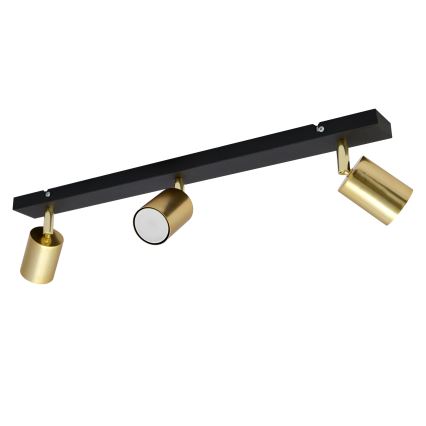 LED Точечный светильник TUNE 3xGU10/4,8W/230V золотой/черный