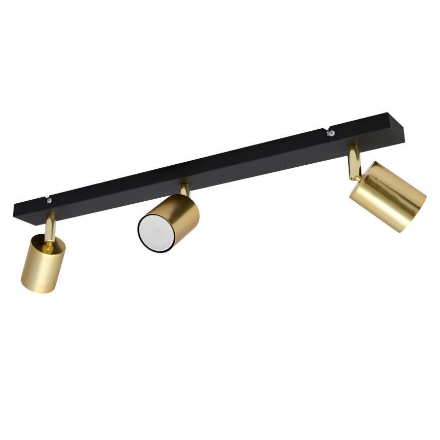 LED Точечный светильник TUNE 3xGU10/4,8W/230V золотой/черный