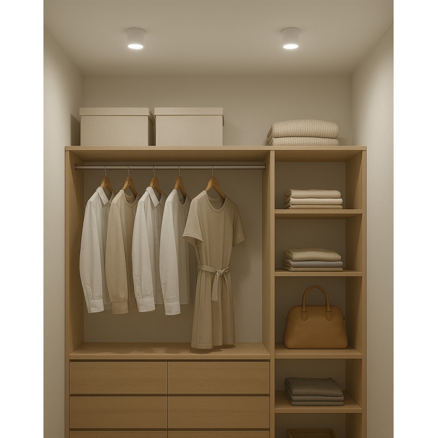 LED точечный светильник LED/5W/230V 3000/4000/6400K диаметр 7,5 см белый