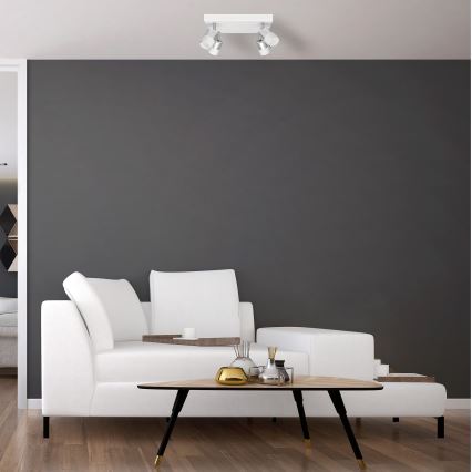 LED Точковий LED світильник TUBSSON 4xGU10/4,8W/230V білий/глянцевий хром