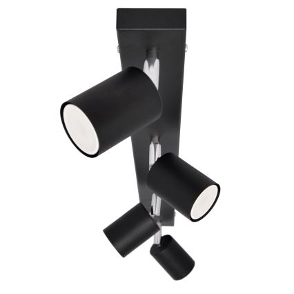 LED Точковий LED світильник TUNE 4xGU10/4,8W/230V чорний